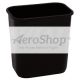 TRASHCAN: BLK,13-5/8QT, RECTANGLE,DESKSIDE | Xpedx