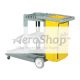 CART: JANITORIAL CLEANING,GRY, W/VINYL BAG | Xpedx