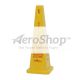 SIGN: CAUTION,CONE,35IN, 4 SIDED CONE | Xpedx