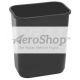 TRASHCAN: BLK,28-1/8QT, RECTANGLE,DESKSIDE | Xpedx