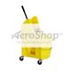 BUCKET: MOP,W/RINGER,35QT, COMBO,PRESS-DOWN WRINGER | Xpedx