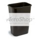 TRASHCAN: BRN,41.25QT, RECTANGLE,DESKSIDE | Xpedx