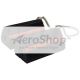 CHOCK: WHEEL,12IN,BLK W/ORG ST, CONSISTS OF 2 | Tronair