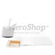 Celeste Counter Mount Soap Base Assembly Snap-in Bottom Black, 12 degree | Celeste Industries