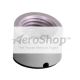 Celeste Counter Mount Soap Base Assembly Threaded Bottom Grey, 12 degree | Celeste Industries