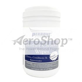 Perrone Aerospace SW-145 - Leather Cleaner Wipes (Tub) - 100 ct.